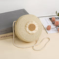 Pastoral Style Raffia Bag Woven Mobile Phone Bag Crossbody
