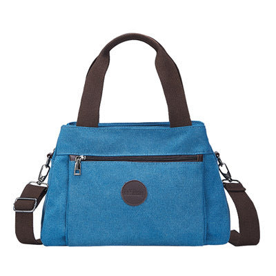 Multi-compartment canvas bag